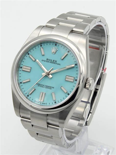 rolex tiffany 41 mm|Rolex oyster perpetual 41 for sale.